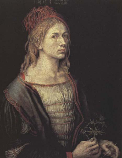 Albrecht Durer Portrait of the Artist with a Thistle France oil painting art